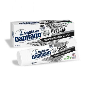 Заказать Зубна паста Pasta del Capitano Charcoal з активованим вугіллям 100% Екологічна упаковка 75 мл недорого
