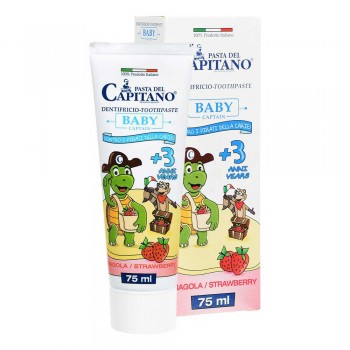 Заказать Зубна паста для дітей BABY 3 + Полуниця Pasta del Capitano недорого