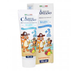 Зубная паста для детей Pasta del Capitano BABY 3+ Тутти-Фрутти 75 мл
