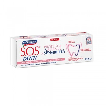 Заказать Зубна паста SOS Denti Sensitivity Захист чутливих зубів Pasta del Capitano недорого