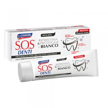 Заказать Зубна паста SOS Denti Whitening Професійне і безпечне відбілювання Pasta del Capitano недорого
