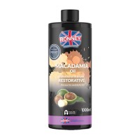 Шампунь укрепляющий RONNEY MACADAMIA OIL для слабых и сухих волос 1000 мл