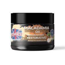 Маска восстанавливающая RONNEY MACADAMIA OIL для слабых и сухих волос 300 мл
