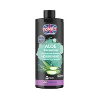 Шампунь увлажняющий RONNEY ALOE AND CERAMIDES для тусклых и сухих волос 1000 мл