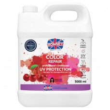 Профессиональный кондиционер для защиты цвета окрашенных волос RONNEY COLOR REPAIR CHERRY с UV фильтром 5000 мл
