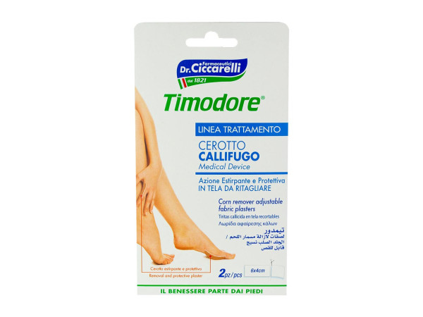 Пластыри для удаления мозолей отрезные Timodore Dr.Ciccarelli 2шт
