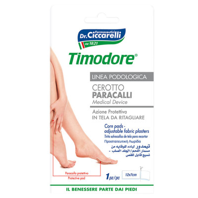 Пластырь для мозолей Timodore Corn pads отрезной 1 шт – 12х7 см