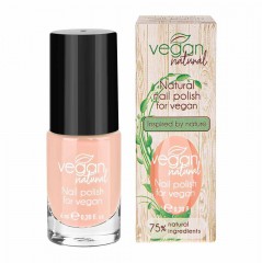 Лак для ногтей Vegan Natural №01 бледный персиковый 6 мл