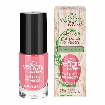 Лак для нігтів Vegan Natural №04 рожевий