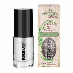 Основа та верхнє покриття для нігтів Vegan Natural