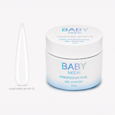 Жидкий гель для укрепления и моделирования ногтей BABY MOON Liquid Builder gel 4 in 1, 15 мл № 02