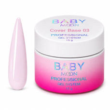Камуфлирующая база для ногтей Baby Moon Cover Base 15 мл № 03