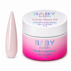 Камуфлирующая база для ногтей Baby Moon Cover Base 15 мл № 04