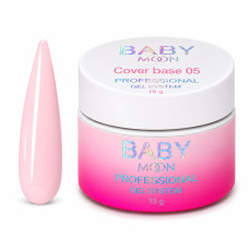 Камуфлирующая база для ногтей Baby Moon Cover Base 15 мл № 05