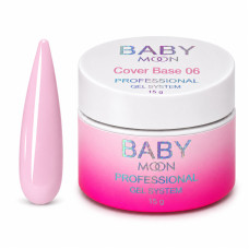 Камуфлирующая база для ногтей Baby Moon Cover Base 15 мл № 06