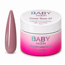 Камуфлирующая база для ногтей Baby Moon Cover Base 15 мл № 07