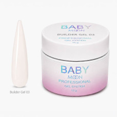 Моделирующий гель для ногтей Baby Moon Builder Gel, 15 мл № 03