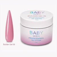 Моделирующий гель для ногтей Baby Moon Builder Gel, 15 мл № 06