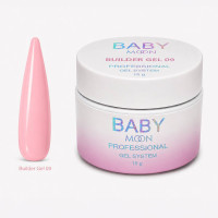 Моделирующий гель для ногтей Baby Moon Builder Gel, 15 мл № 09