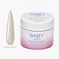 Моделирующий гель с блестками Baby Moon Glitter Builder Gel, 15 мл №21