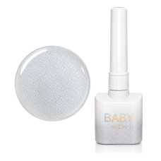 Гель-лак для нігтів Baby Moon 8 мл № 113 Срібний пил