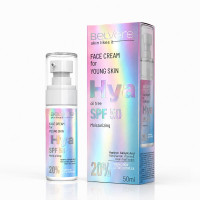Крем для обличчя BelVere Hya SPF 50 з гіалуроновою кислотою, 50 мл