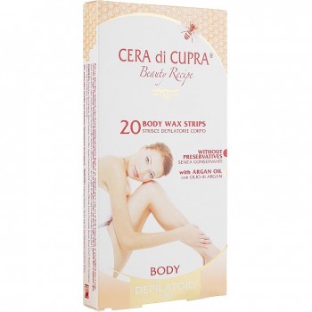 Заказать Воскові смужки Cera di Cupra для депіляції тіла 20 шт  недорого