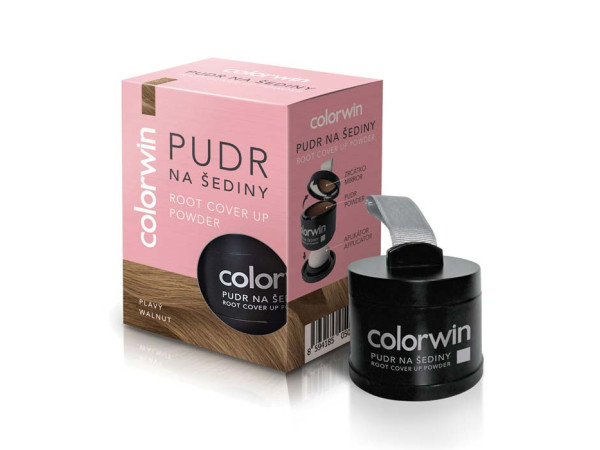 Пудра Colorwin для маскировки седины и отросших корней волос ореховая 3,2 г