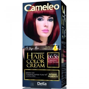 Заказать Фарба для волосся Delia Cosmetics Cameleo Omega plus з олією Аргани 66.56 Дика слива 50 мл недорого