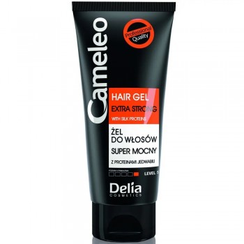 Заказать Гель для укладки волос Delia Cosmetics Cameleo супер сильной фиксации с протеинами шелка 200 мл недорого