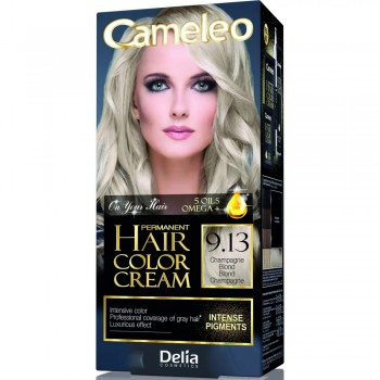 Заказать Краска для волос Delia Cosmetics Cameleo Omega plus с маслом Арганы 9.13 Шампанский блондин 50 мл недорого