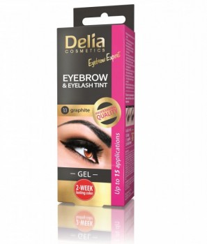 Заказать Гель-фарба для брів Delia Cosmetics тон 1.1 Графітова недорого