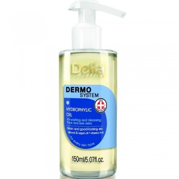 Заказать Гідрофільна олія Delia cosmetics Dermo Sistem для обличчя та області навколо очей 150 мл недорого