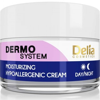 Заказать Гіпоалергенний зволожуючий крем для обличчя  Delia cosmetics Dermo System 50 мл недорого