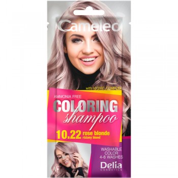 Заказать Шампунь відтінюючий Delia Cosmetics Cameleo без аміаку тон 10.22 Рожевий блондин 40 мл недорого