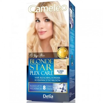 Заказать Освітлювач для волосся Delia Cosmetics Cameleo Blonde Star Plex Care до 8-ми відтінків 25 гр недорого