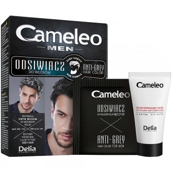 Заказать Антиседина Delia Cosmetics Cameleo Men для мужчин брюнетов 2 х 8 гр + 30 мл недорого