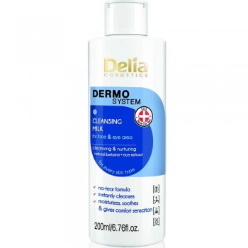 Заказать Молочко для зняття макіяжу Delia Cosmetics Dermo Sistem 200 мл недорого