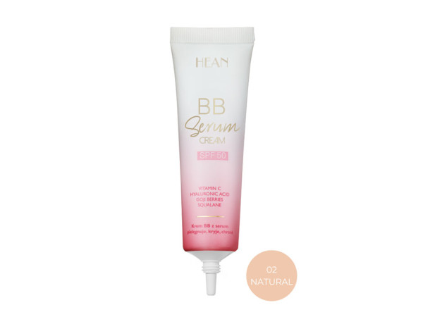 BB крем-сыворотка Hean BB SERUM CREAM SPF 50 тон 02 Natural, 30 мл