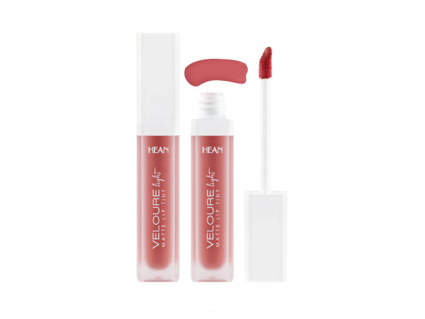 Матовая жидкая помада Hean Lip Tint VELOURE Light 02 PEACHY NUD