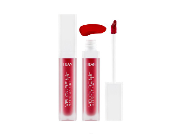 Матовая жидкая помада Hean Lip Tint VELOURE Light 06 TRUE RED