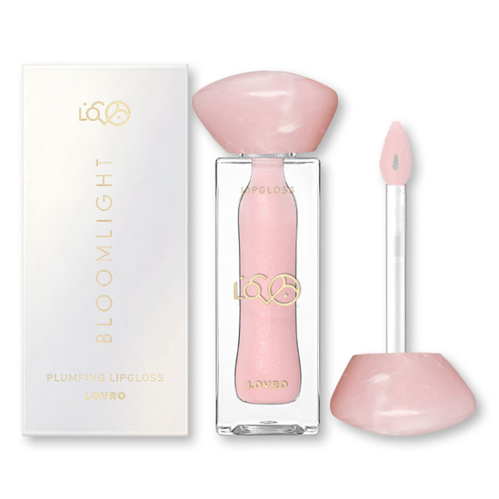 Блеск для губ LOVRO Bloomlight с эффектом визуального увеличения губ, 02 Quartz Kiss, 5,5 г