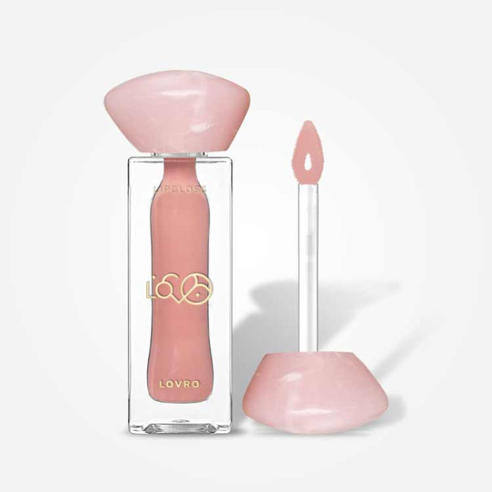 Блеск для губ LOVRO Bloomlight с эффектом визуального увеличения губ, 04 Nude Muse, 5,5 г