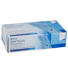 Рукавички нітрилові Medicom SafeTouch Advanced Slim Blue 1175P-D, 3,5г 50 пар (сині, розмір L)
