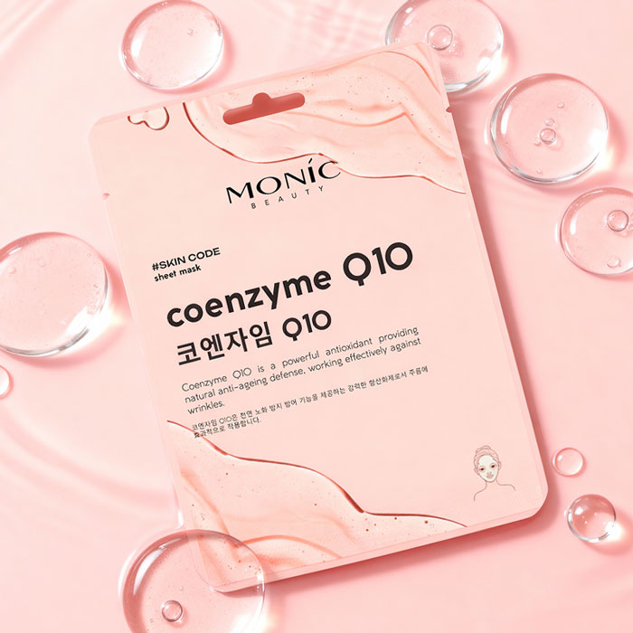 Тканевая маска Monic Beauty #Skin Code с коэнзимом Q10, 25 мл