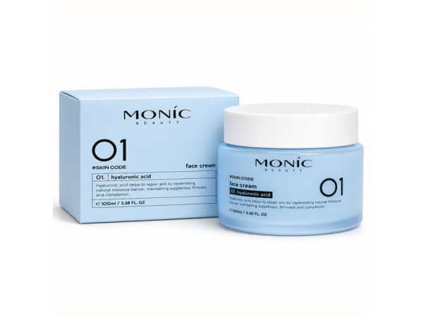 Крем для лица Monic Beauty #Skin Code 01 Hyaluronic Acid and Allantoin, 100 мл