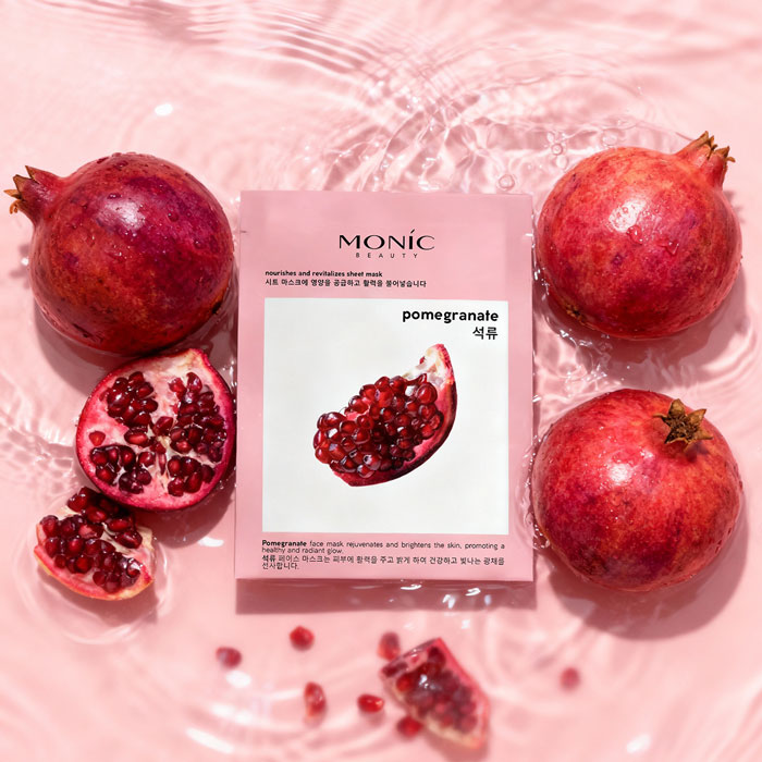 Тканевая маска Monic Beauty с экстрактом граната, 25 мл