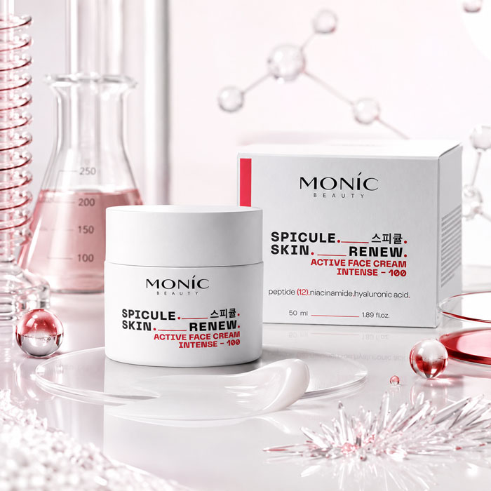 Интенсивный крем для лица Monic Beauty Spicule Skin Renew Intense-100 с микроиглами, 50 мл