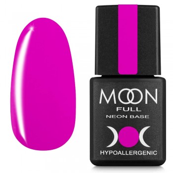 Заказать Неонова база для нігтів Moon Full Neon Rubber Base №05 рожево-бузкова 8 мл недорого