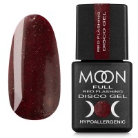 Светоотражающий Disсo Gel Moon Full Red Flashing № FD08, 8 мл